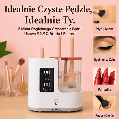 Velaoria Sterylizator i Myjka do Pędzli 3w1