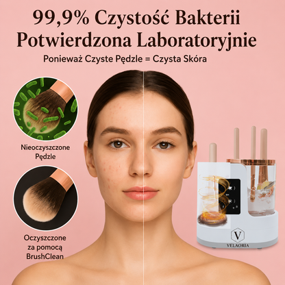 Velaoria Sterylizator i Myjka do Pędzli 3w1
